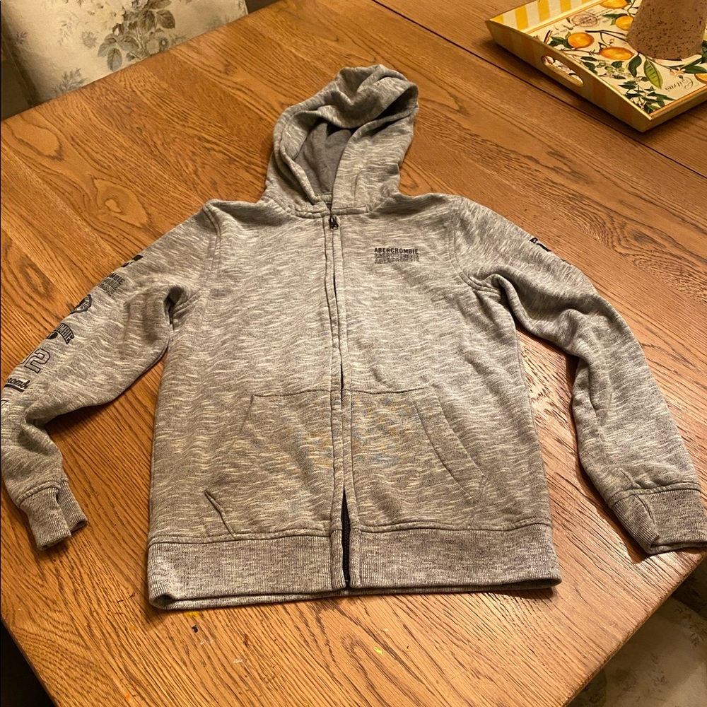 Boys Abercrombie zip up hoodie 11/12